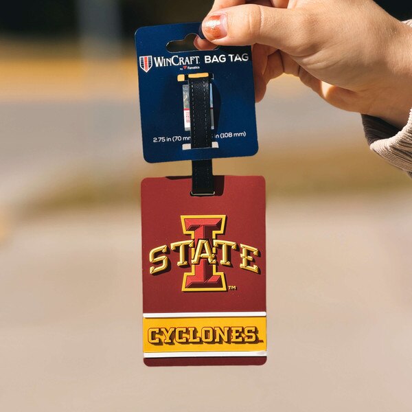 I-State Cyclones Cardinal & Gold Bag Tag
